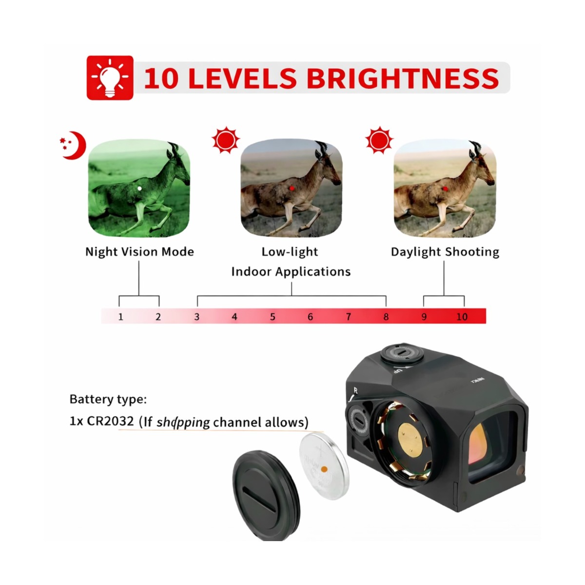 X-TERRA 1x19mm Red Dot Sight | NFG | Never Fail Gear