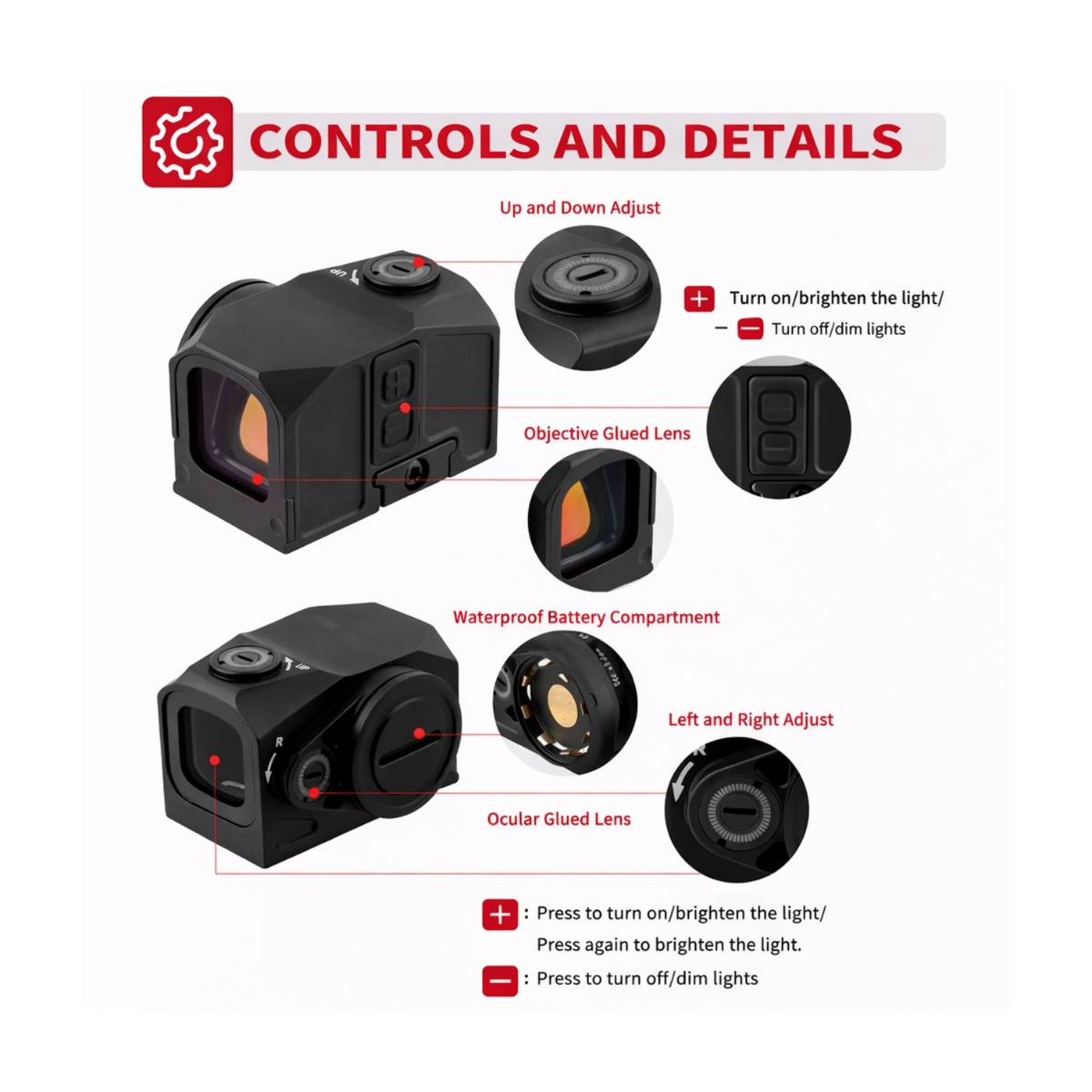X-TERRA 1x19mm Red Dot Sight | NFG | Never Fail Gear